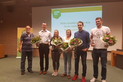 Bartosz Kedziora en Sofie Geutjens speler en speelster van het jaar