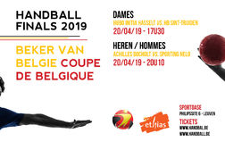 Bekerfinales dames en heren in Sportoase Leuven