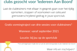 Gezocht: pilootclubs Iedereen aan Boord!
